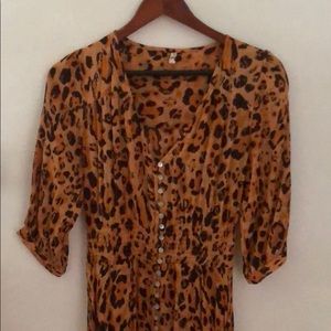 Spell & Gypsy Leopard Dress Small